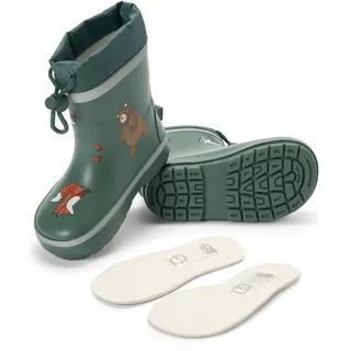 Tchibo - Kinder-Gummistiefel - Gr. 32-33 - dunkelgrün