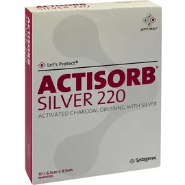 solventum germany gmbh Actisorb 220 Silver 6,5 x 9,5 cm