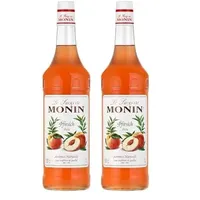 Monin Sirup Pfirsich (1 x 1,0l) (Packung mit 2)