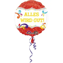 amscan® NEU Folienballon Alles wird gut 45cm