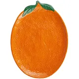 BUTLERS Deko-Teller Dunkelorange, | Gr.: onesize