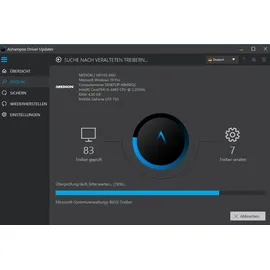 Ashampoo Driver Updater 1 Jahr 3 Geräte