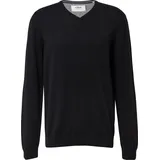 s.Oliver Strickpullover mit V-Ausschnitt Schwarz L