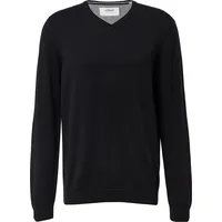 s.Oliver Strickpullover mit V-Ausschnitt Schwarz L