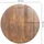 Tulup Bodenplatte Glas 50 x 50 x 0,4 cm Braun