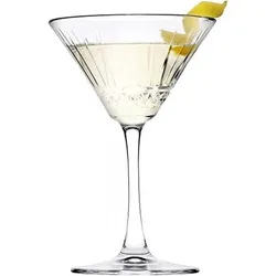Pasabahce Satz von 4 Kelchen Elysia Martini, Glas Transparent, Cl 22