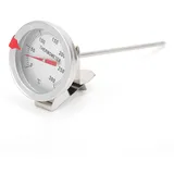 Thermometer Kochen, Fleischthermometer, Bonbonthermometer Kochthermometer Edelstahl-Messwerkzeug mit 5-cm-Zifferblatt Ölthermometer Zum Braten für Ölpfanne (30cm) Küchenthermometer