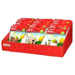 BRIO 63043300 Bauernhof-Holztiere - sortiert