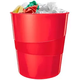 Leitz WOW Papierkorb 15 l Rot