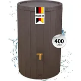 4rain Regentonne 400 l Braun