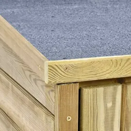 vidaXL Geräteschuppen 1,23 x 0,5 x 1,71 m imprägniert
