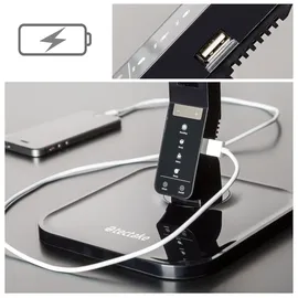 Tectake Schreibtischlampe Schwarz 4 St.