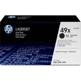 HP 49X schwarz 2er Pack (Q5949XD)