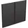 SKANHOLZ Seitenwand Rhombus 230 x 160 cm anthrazit