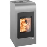 HAAS & SOHN Pelletofen, Stahlblech, 8 kW, Dauerbrand geeignet - schwarz