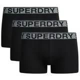 Superdry Boxershorts »TRUNK TRIPLE PACK« Packung, 3 Stk., schwarz