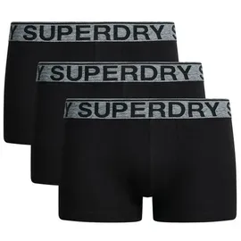 Superdry Boxershorts »TRUNK TRIPLE PACK« Packung, 3 Stk., schwarz