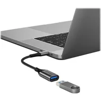 Alogic USB-C auf USB-A Adapter 0,15 m Grau
