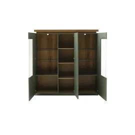 MCA Furniture Highboard 138 x 144 x 38 cm Salbei grün