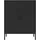 [en.casa] Pyhäranta Aktenschrank 102 x 80 x 40 cm Schwarz