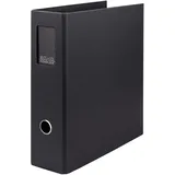 RÖSSLER 1317452709 - S.O.H.O. Ordner DIN A4 mit Rückenschild, Rückenbreite 85 mm, schwarz, 1 Stück