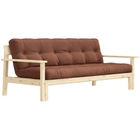 Karup Design Sofabed, Clay Brown, 76x218x92
