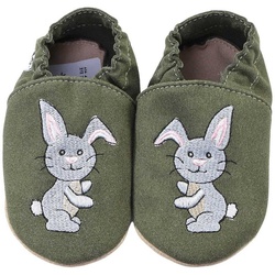 HOBEA-Germany Krabbelschuhe RecyStep Hase grün Krabbelschuh grün 22/23