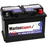 MarineExpert AGM Batterie 12v 100Ah Bootsbatterie akku Solar Batterien Verbraucherbatterie Wohnwagen Versorgungsbatterie Deep Cycle Batterie Wohnmobil Solar 100 Ah