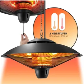 Tectake Solaris Infrarotheizstrahler Orbit 2,5 kW schwarz
