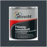 Lack Albrecht Acryl-Flüssigkunststoff Kunststoff Flüssig Bodenbeschichtung 750 ml Kunststofflack Glänzend grau