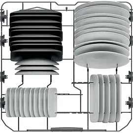Haier XH 4B2F1S Washlens Plus Series 2 Einbau-Geschirrspüler (teilintegrierbar, 597 mm breit, Schwarz)