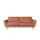 Soho Couch Samt 2-Sitzer Orange