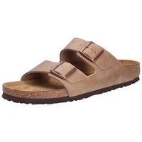 Birkenstock Arizona Soft Leather Oiled Sandale (Größe 45, beige)