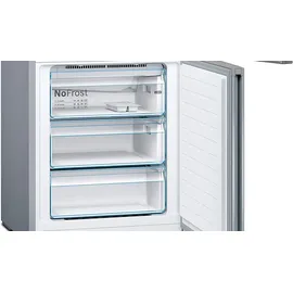 Bosch Serie 4 KGN49XIEA Kühl-Gefrierkombination (438 l, 2030 mm hoch, Inox-antifingerprint)
