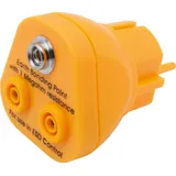 Quadrios ESD-Erdungsstecker Buchse, Bananenbuchse, Druckknopf 10 mm,