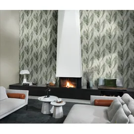 Rasch Textil Vliestapete Industrial 10 m x 0,53 m 520057 Grün