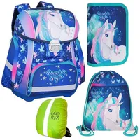 Goldkids Schulranzen-set 4-tlg. Einhorn mehrfarbig