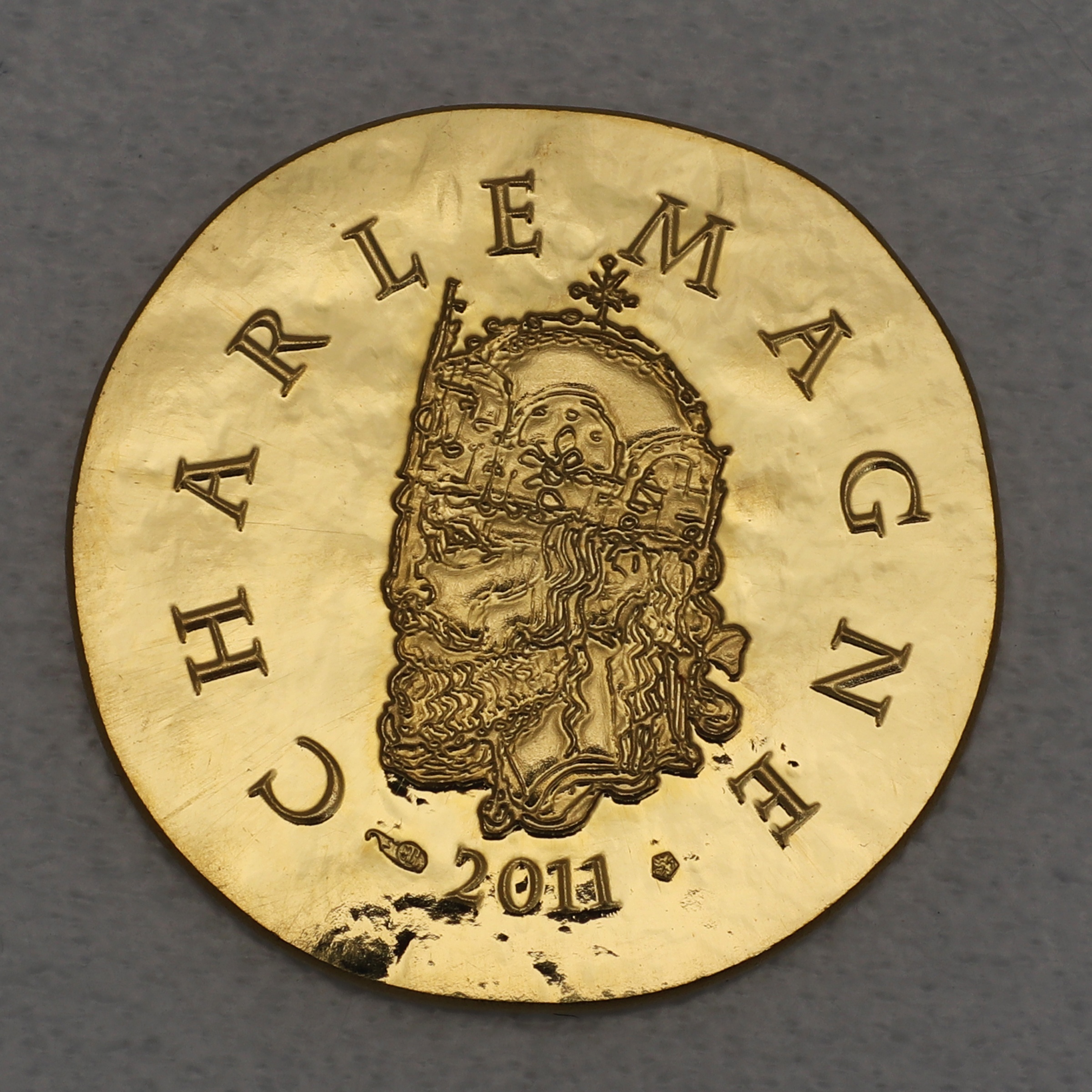 Goldmünze 50 Euro Charlemagne 2011 (Frankreich)