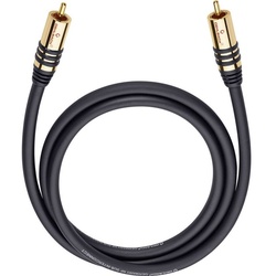 Oehlbach Subwoofer Cinch-Kabel Audio- & Video-Kabel, (8.00 cm)