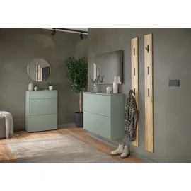 Germania Binetto 99 x 74 x 27 cm Schuhschrank mit Push-to-open Technik / grün