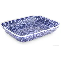 BUNZLAUER KERAMIK Auflaufform 1,2 Liter 25,5x19,5cm, H=4,5 cm, Dekor