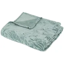 Atmosphera Créateur d'intérieur Kuscheldecke 180 x 230 cm Blau