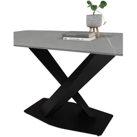 Stolkom VENTURA 180 Esstisch HARPER SHIZUOKA BHT 180x75x90 cm) grau Esszimmertisch - Schwarz,