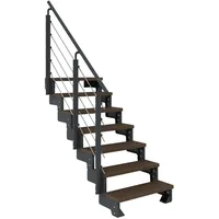 DOLLE Außentreppe Gardentop 7 Stufen 100 cm inkl. Geländer