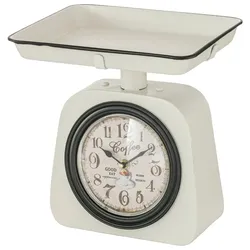 Tischuhr Waage II aus Metall