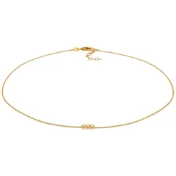 Elli Choker Ball Kugel Geo 925 Silber goldfarben Damen 