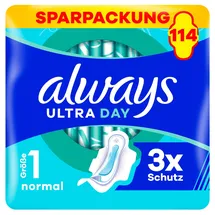 Always Damenbinden Ultra Normal mit Flügeln 114 St.