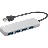 Sandberg USB 3.0 Hub 4 ports SAVER - silber