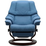 Stressless Stressless® Relaxsessel »Reno«, elektrisch verstellbar, optional 2-motorisch, Größe M & L, blau