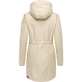 Ragwear Wintermantel "Elsie", Damen, Gr. M (38), beige, Außenmaterial: 65% Polyester, 35% Baumwolle. Innenfutter: 100% Polyester. Wattierung: 100% Polyester, tailliert ca.